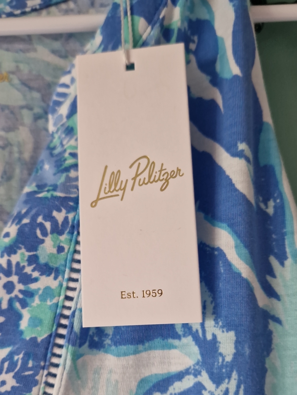 Lilly Pulitizer Blue Floral Tiered Maxi Dress - Casual Summer Style - Picture 4 of 7